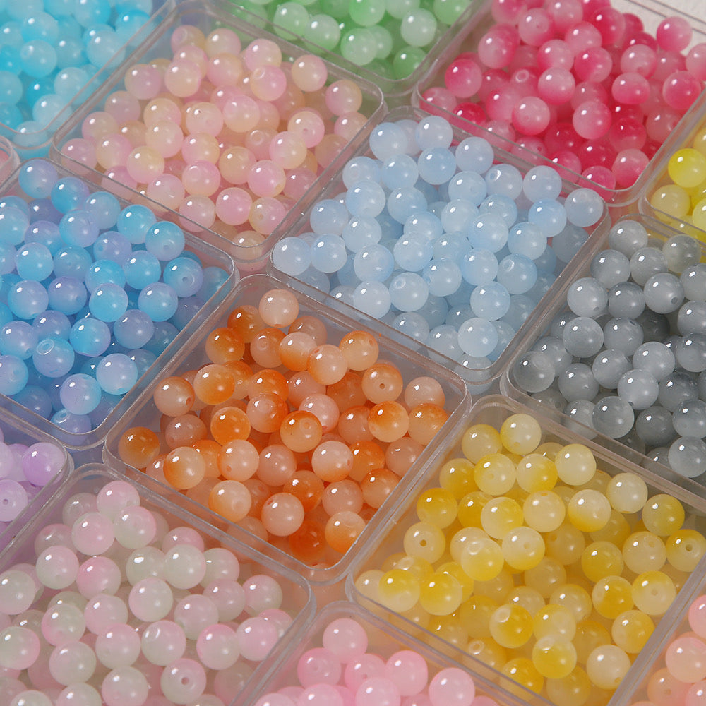 DIY blind glass beads -box