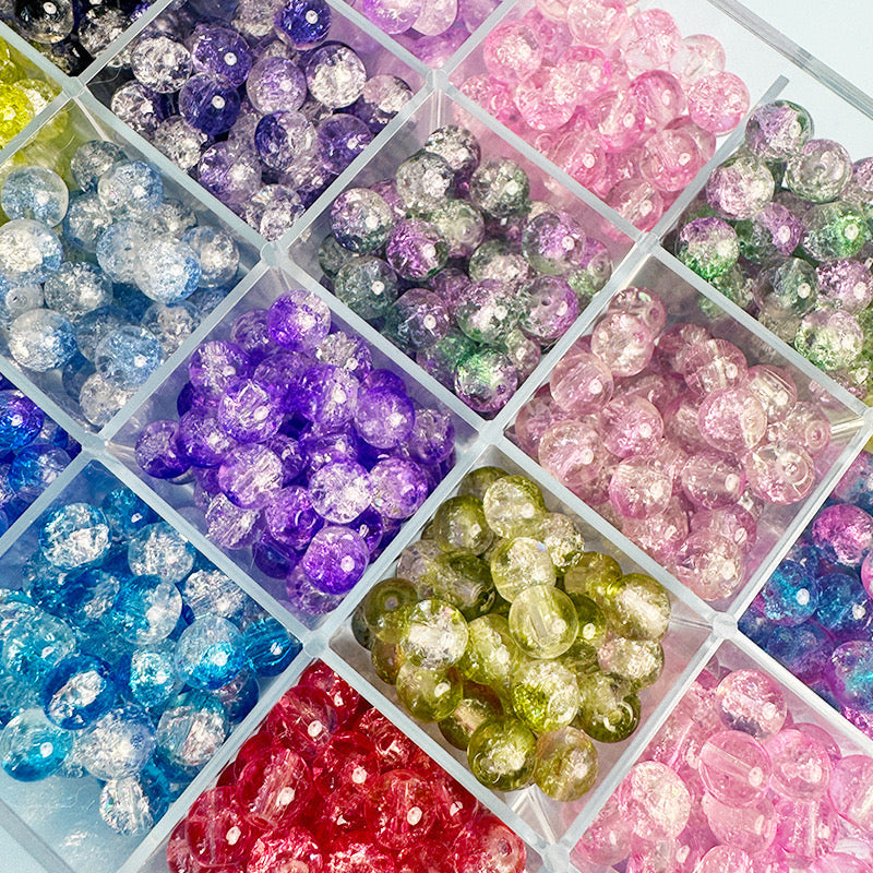 DIY blind glass beads -box